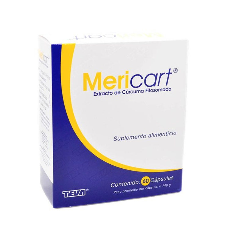 Mericart 500 Mg Con 60 Capsulas Suplemento Alimenticio