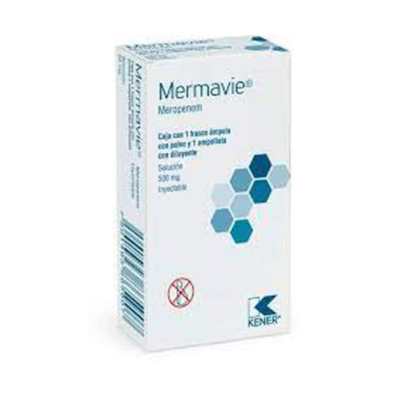 Meropenem 500 Mg 10 Ml Frasco ímpula Mermavie 7501493867895