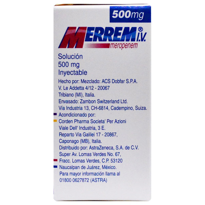 Merrem 500 Mg Iv Frasco Ámpula 7501324402974 perfil 3