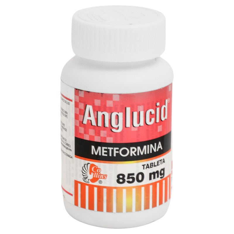 Metformina 850 Mg Con 50 Tabletas Anglucid 780083141868