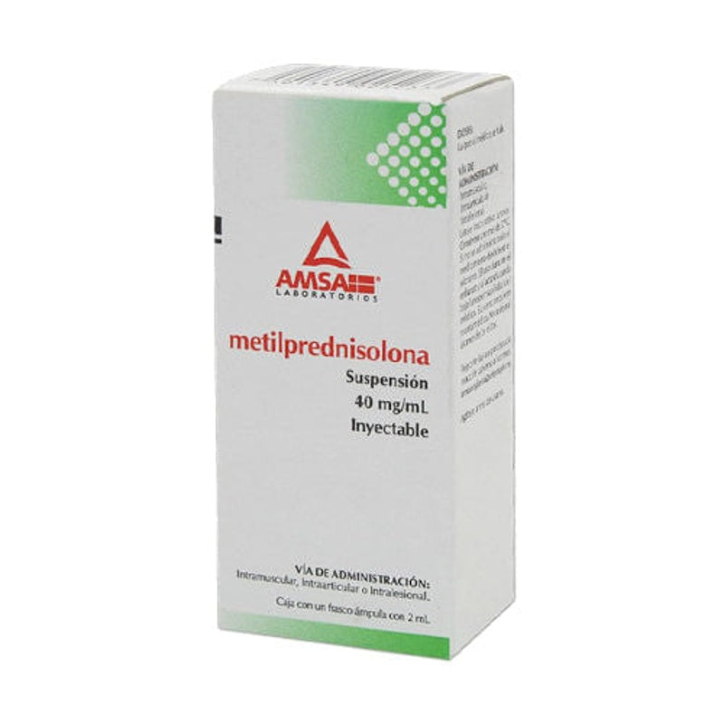 Metilprednisolona 40 Mg / Ml 2 Ml Frasco ímpula Amsa