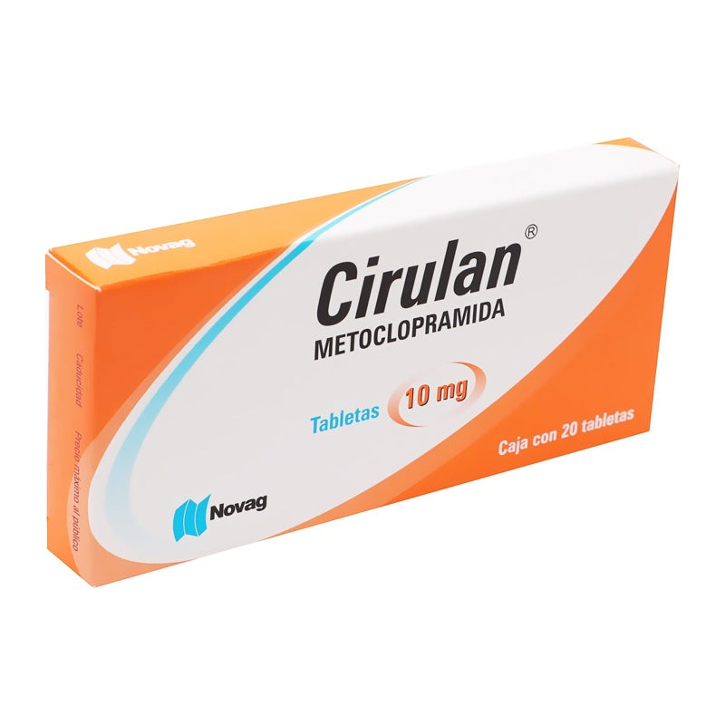 Metoclopramida 10 Mg Con 20 Tabletas Cirulan