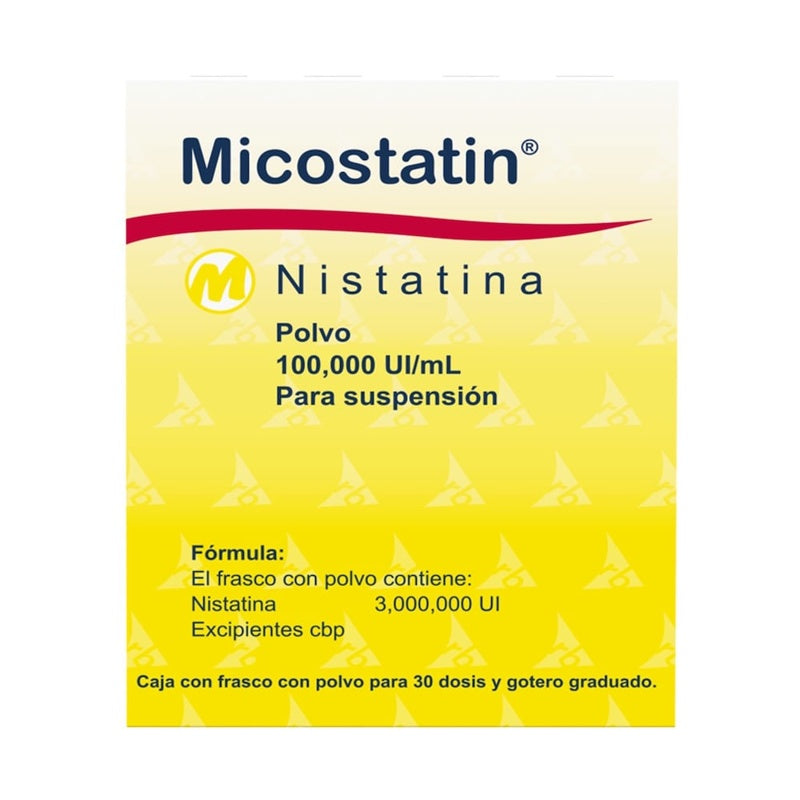 Micostatin 10000Ui / Ml 30 Dosis Polvo Oral