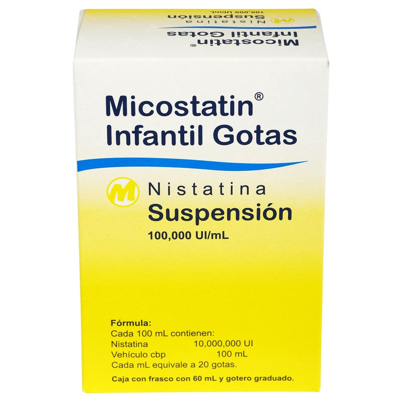 Micostatin 100,000Ui  Ml 60 Ml Gotas 7501058714213 3
