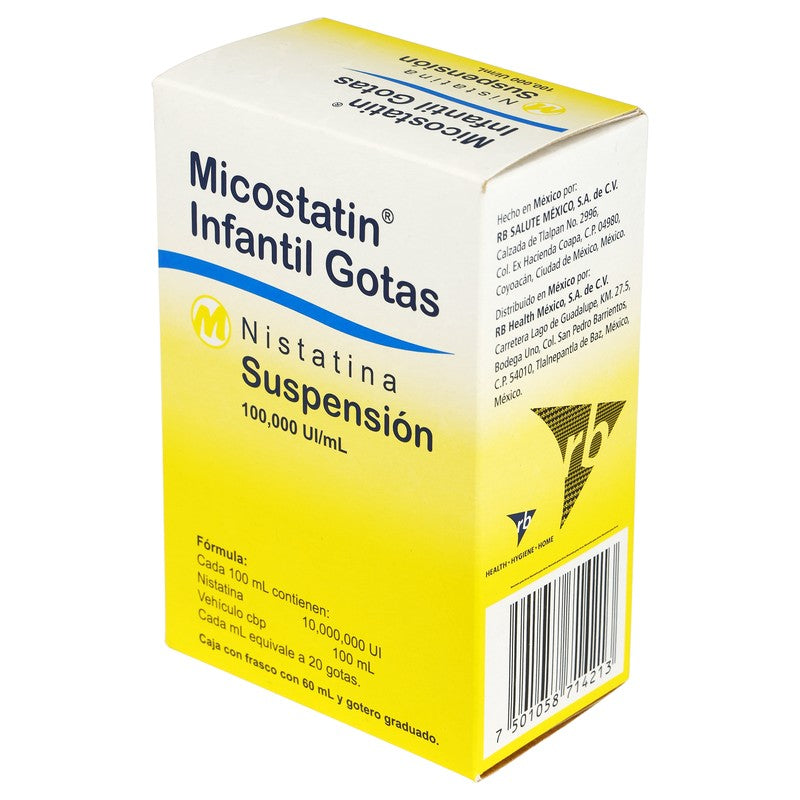 Micostatin 100,000Ui  Ml 60 Ml Gotas 7501058714213 4