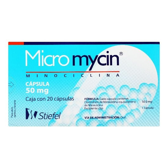 Micromycin 50 Mg Con 20 Capsulas 7502264950570