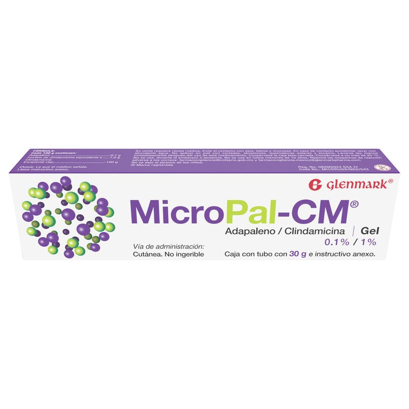 Micropal Cm 0.1  1 30 Gr Tópica Gel 8904091125722