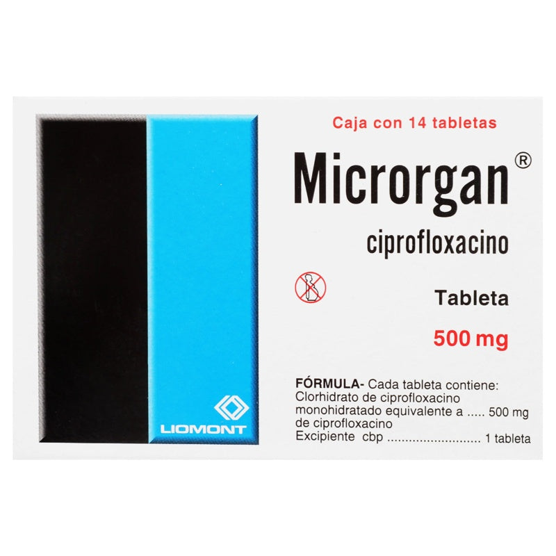 Microrgan 500 Mg Con 14 Tabletas