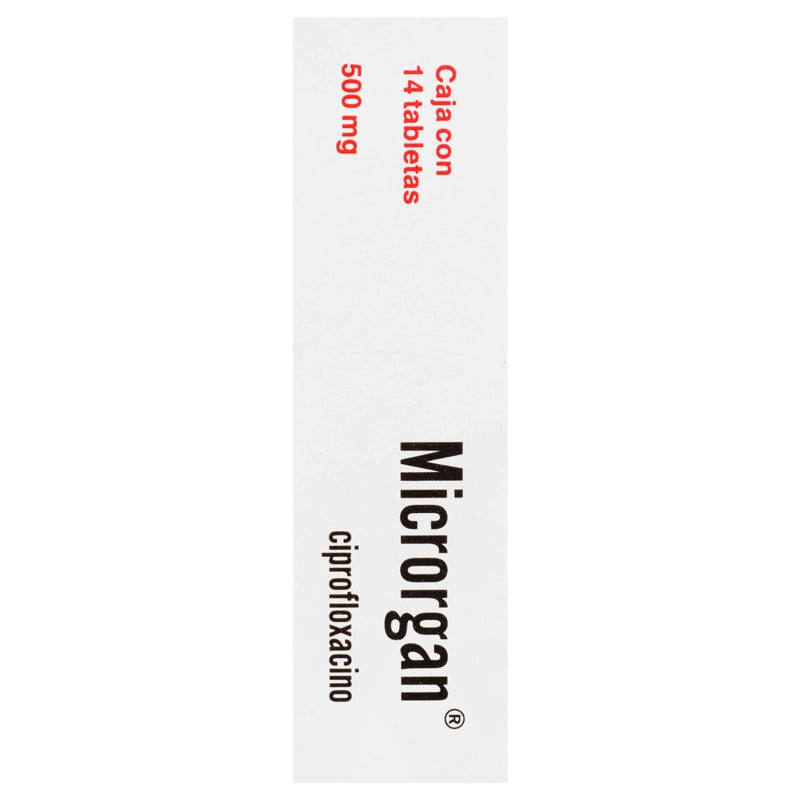 Microrgan 500 Mg Con 14 Tabletas