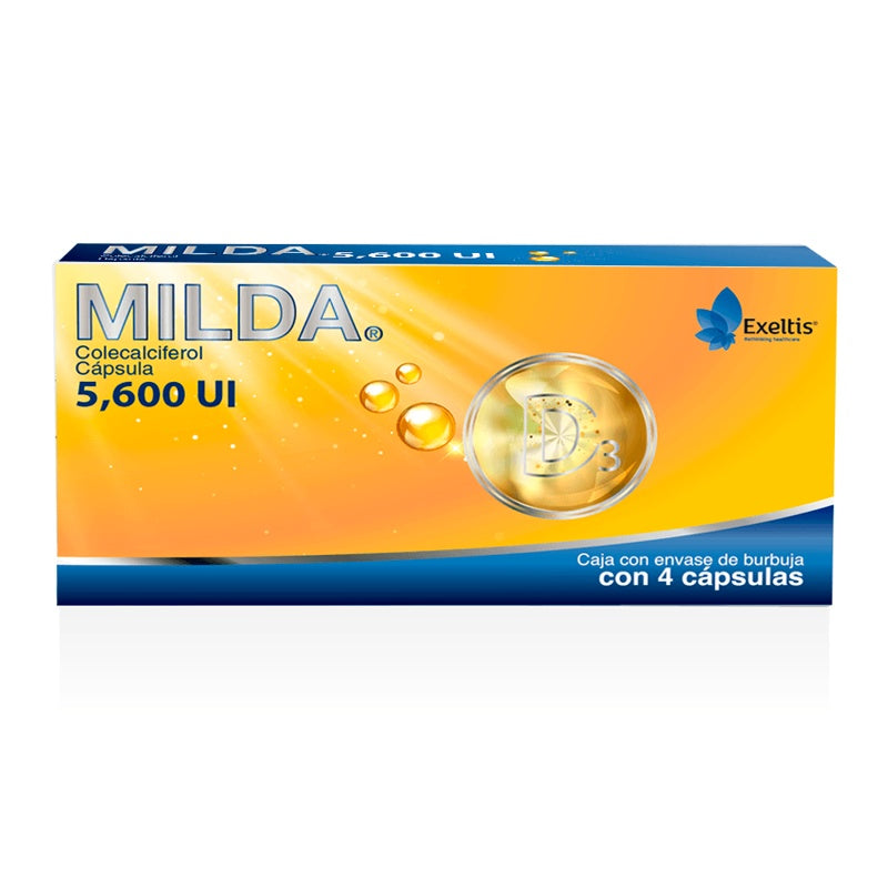 Milda 5600Ui 4 Capsulas