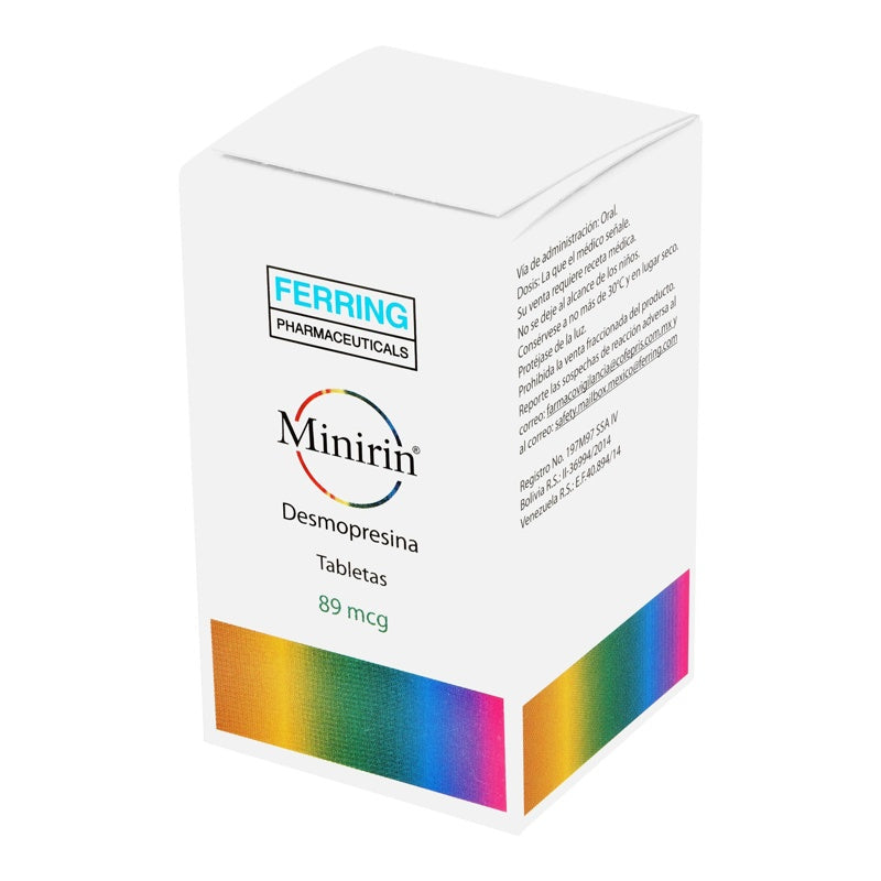 Minirin 0.10 Mg Con 30 Tabletas