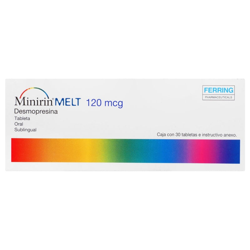 Minirin Melt 120 Mcg Con 30 Tabletas Sub