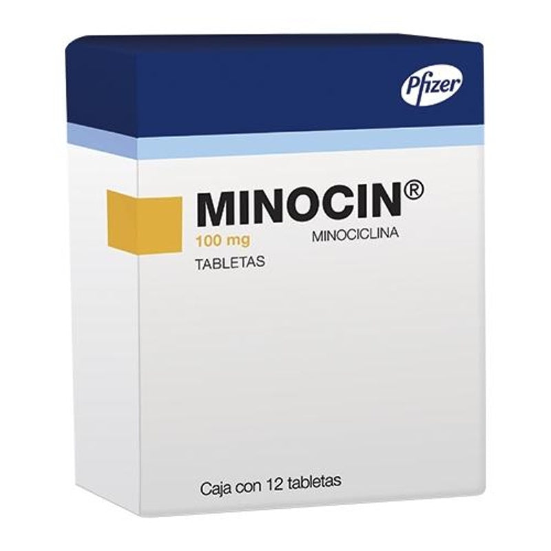Minocin 100 Mg Con 12 Tabletas