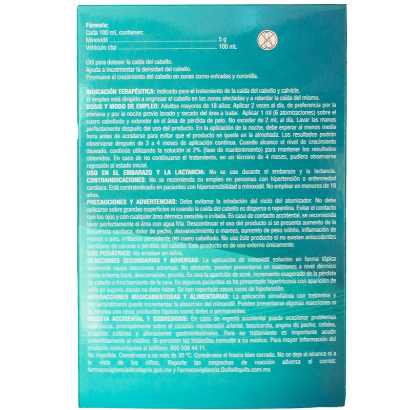Minoxidil 5% 60 Ml Solución Agecaps perfil 2