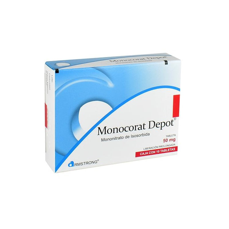 Monocorat Depot 50 Mg Con 10 Tabletas