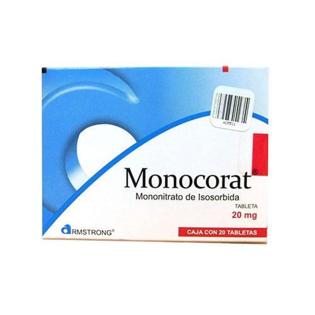 Monocorqat 20 Mg Con 20 Tabletas
