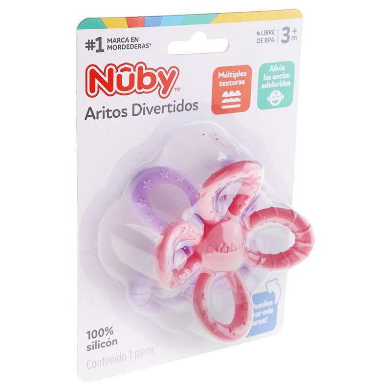 Mordedera Nuby Aritos Divertidos 3M 48526069507 2