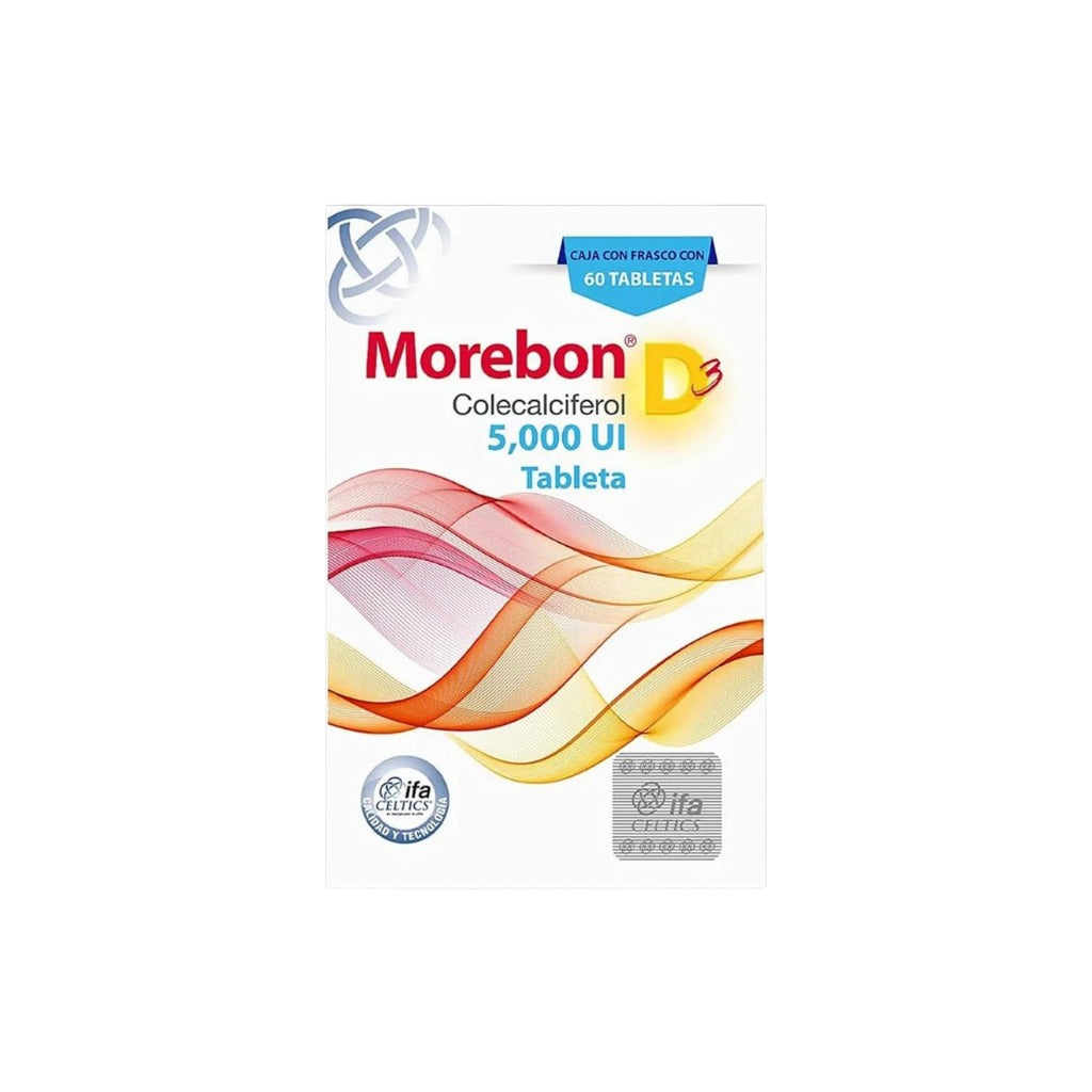 Morebon D3 5000Ui 50 Tabletas 7501249600943