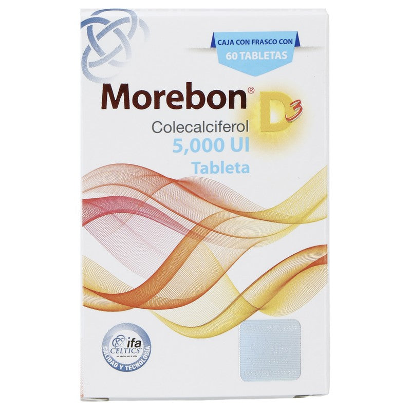 Morebon D3 5000Ui 50 Tabletas 7501249600943 7