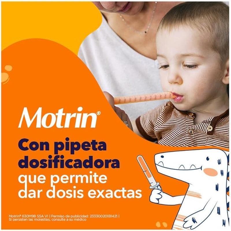 Motrin Infantil 100 Mg / 5 Ml 120 Ml Suspensión