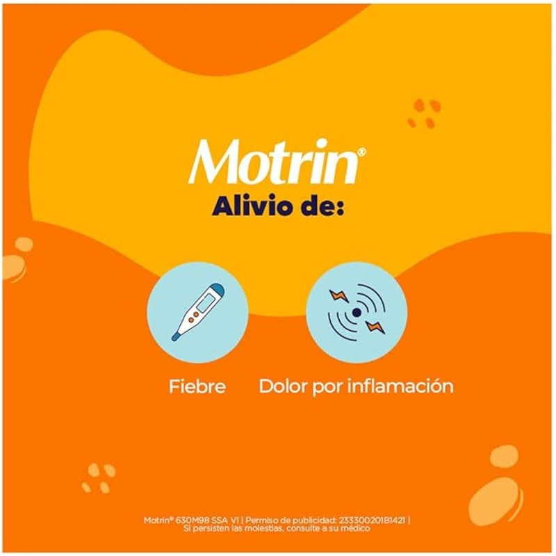 Motrin Pediátrico 40 Mg / Ml 15 Ml Suspensión