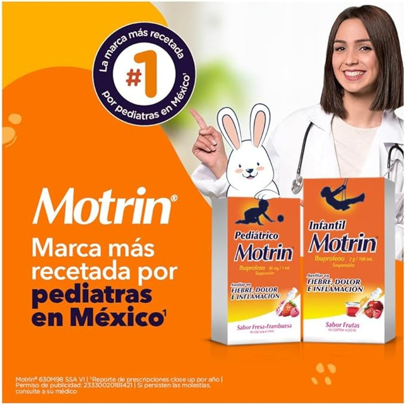 Motrin Pediátrico 40 Mg / Ml 15 Ml Suspensión
