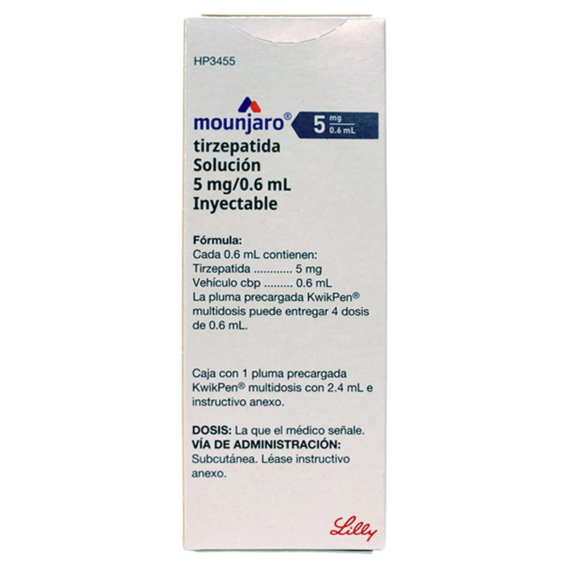Mounjaro 5Mg0.6Ml 4 Dosis Pluma Precargada 7501082243727
