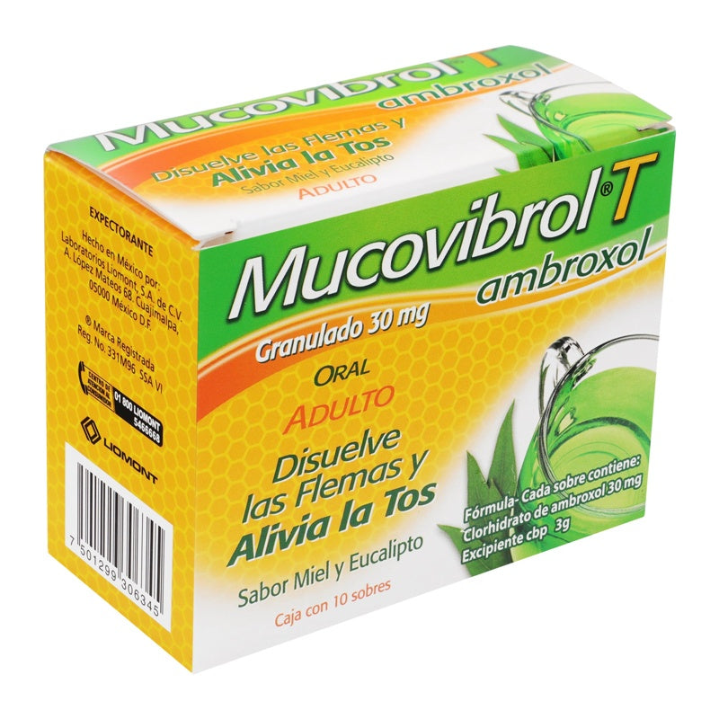 Mucovibrol T 30 Mg Adulto 10 Sobres