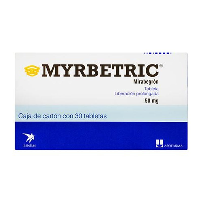 Myrbetric 50 Mg Con 28 Tabletas