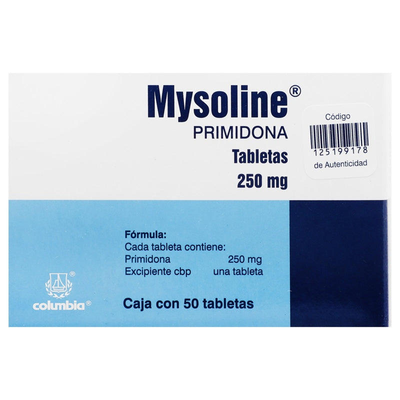 Mysoline 250 Mg Con 50 Tabletas