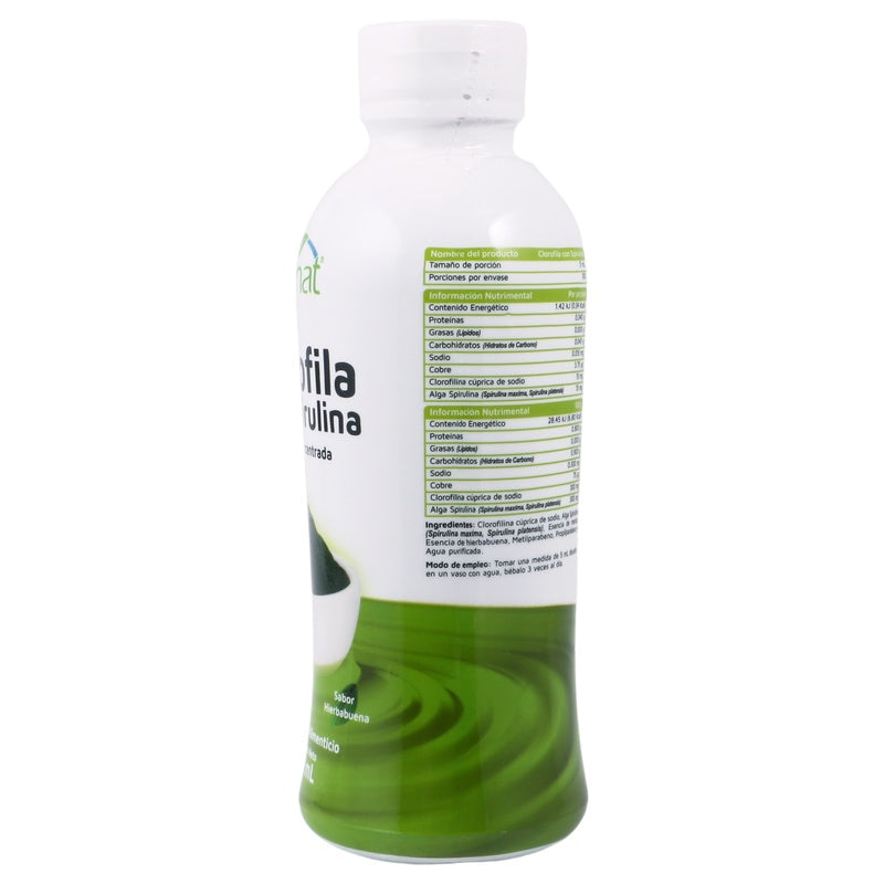 N Vidanat Suplemento Alimenticio Clorofila 500 Ml 7501060802861 perfil 8