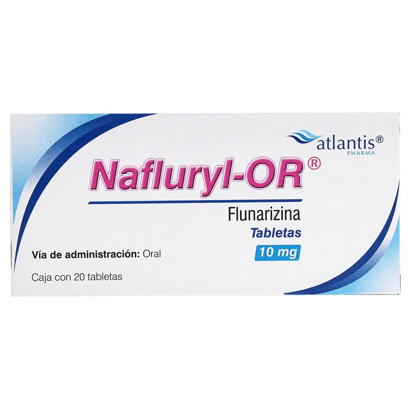 Nafluryl Oral 10 Mg Con 20 Tabletas