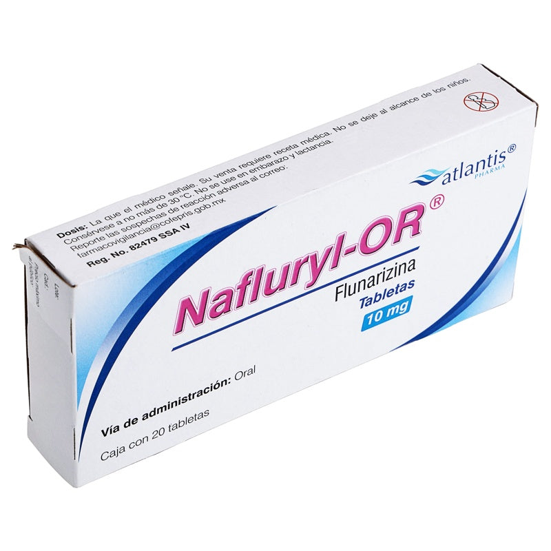 Nafluryl Oral 10 Mg Con 20 Tabletas