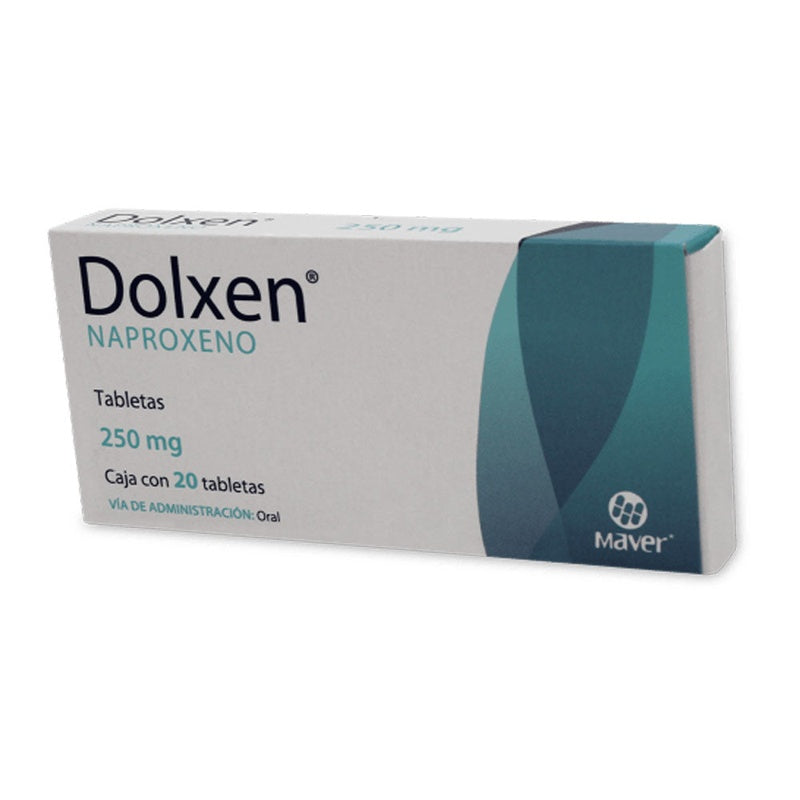 Naproxeno 250 Mg Con 20 Tabletas Dolxen