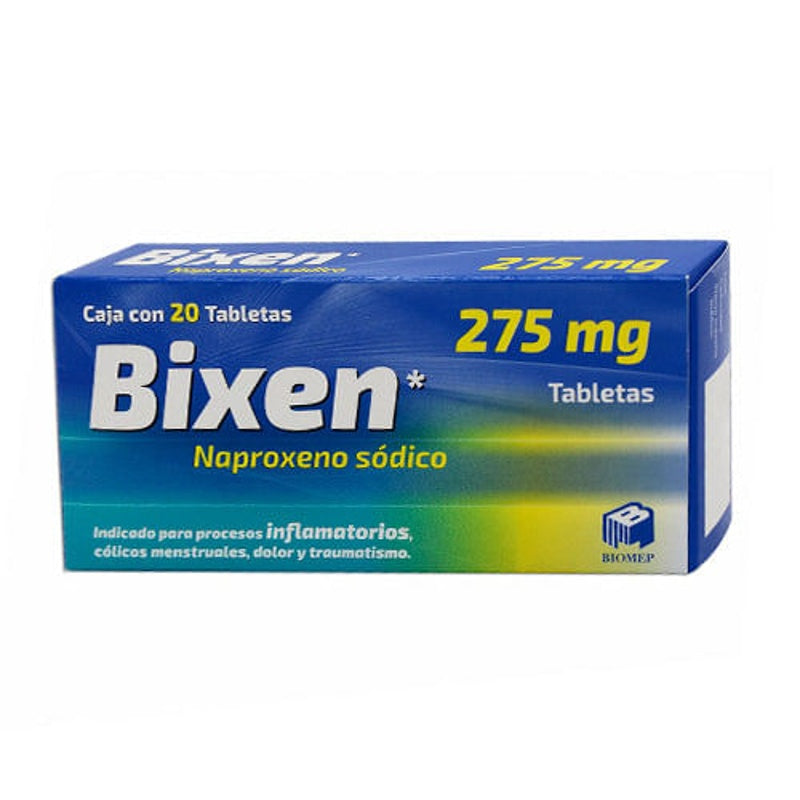 Naproxeno 275 Mg Con 20 Tabletas Bixen