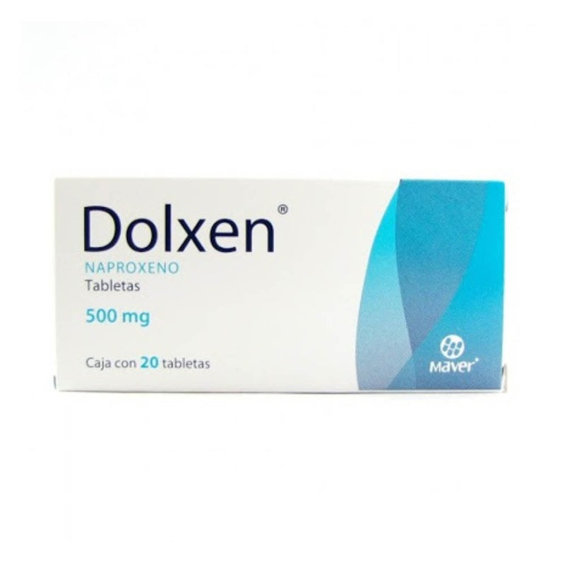 Naproxeno 500 Mg Con 10 Tabletas Dolxen