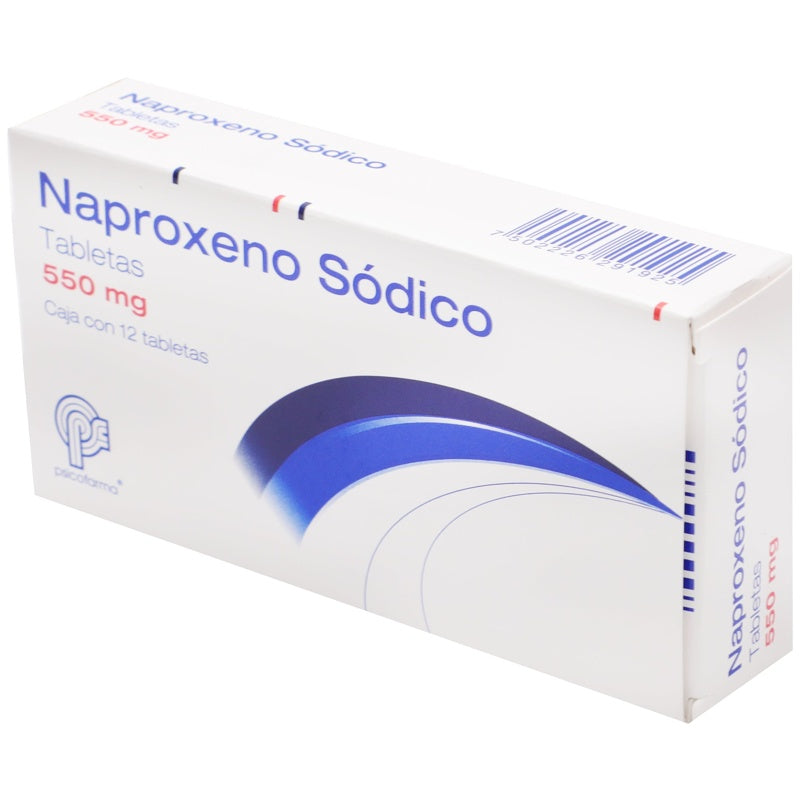 Naproxeno 550 Mg Con 12 Tabletas Alpharma
