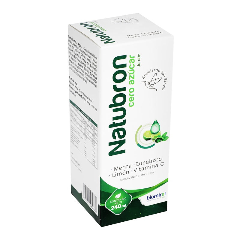 Natubron Cero Azucar 240 Ml Jarabe 7503020089374