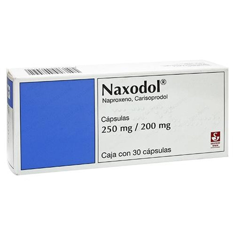 Naxodol 250 / 200 Mg Con 30 Capsulas