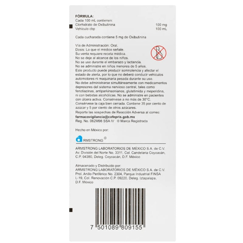 Nefryl 1 Mg / Ml 120 Ml Jarabe