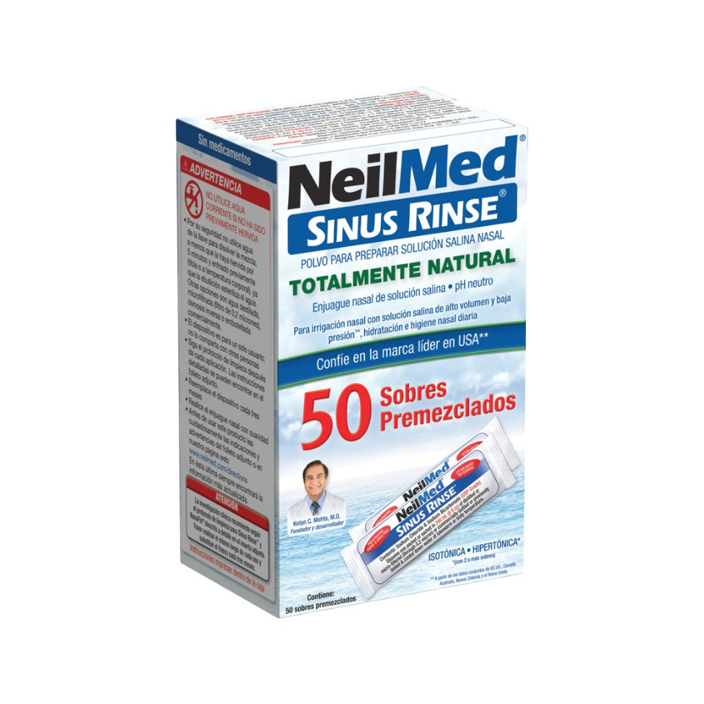 Neilmed Sinus Rinse Enjuague Nasal 50 Polvo 5200 705928052000