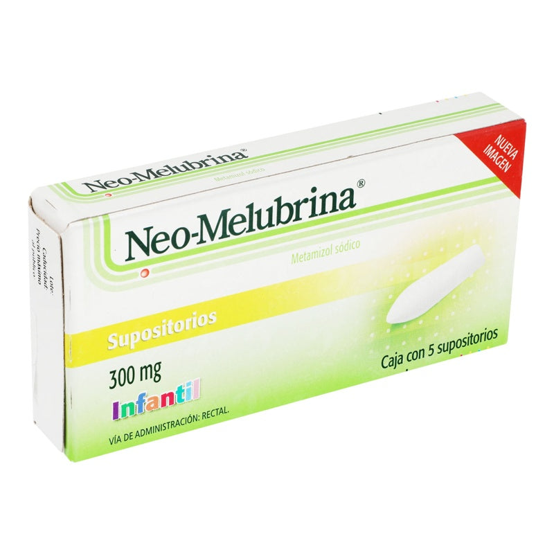 Neo Melubrina Infantil 300 Mg 5 Sup
