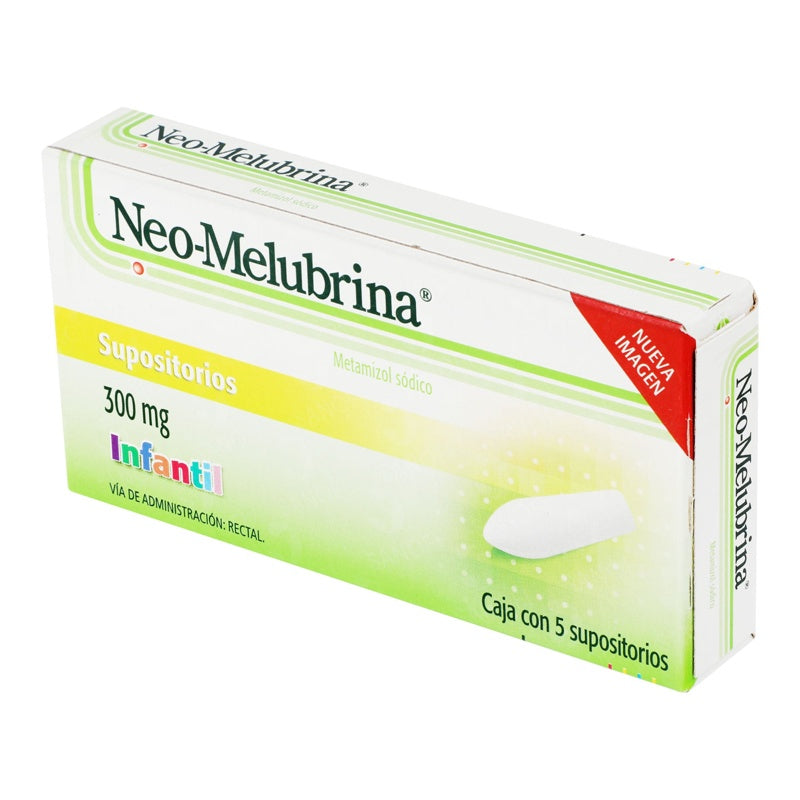 Neo Melubrina Infantil 300 Mg 5 Sup