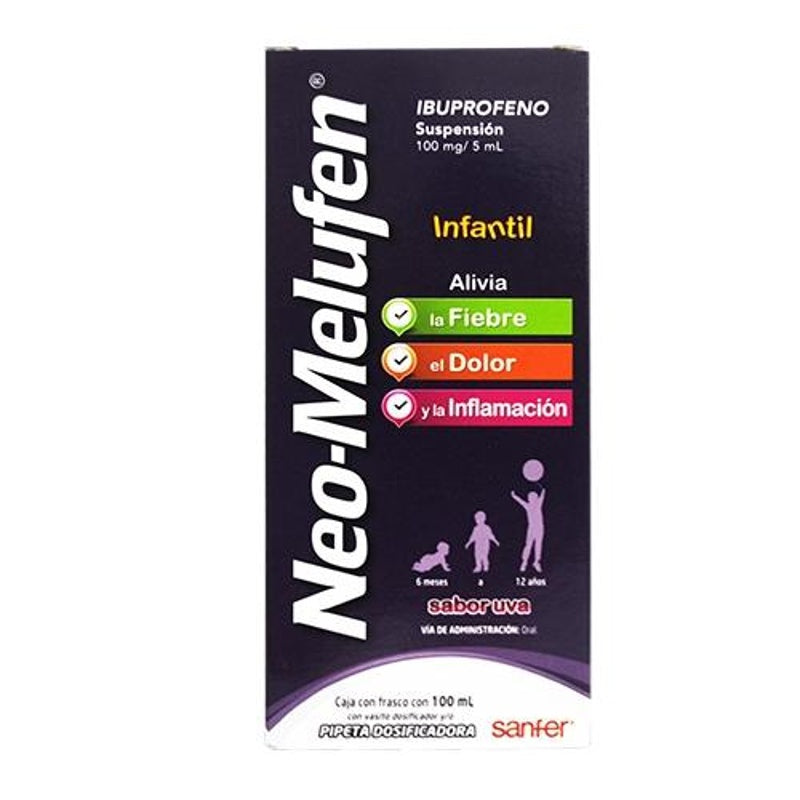 Neo Melufen Infantil 100 Mg / 5 Ml 100 Ml Suspensión