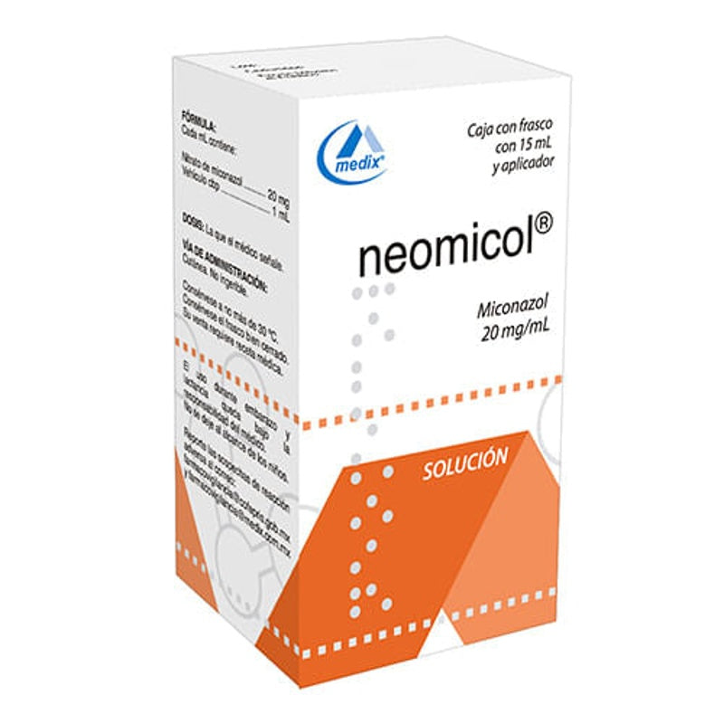 Neomicol 2% 15 Ml Solución Tópica