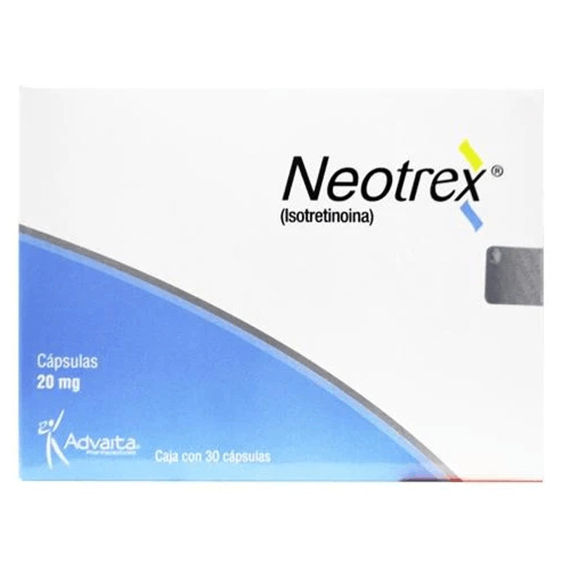 Neotrex 20 Mg Con 30 Capsulas