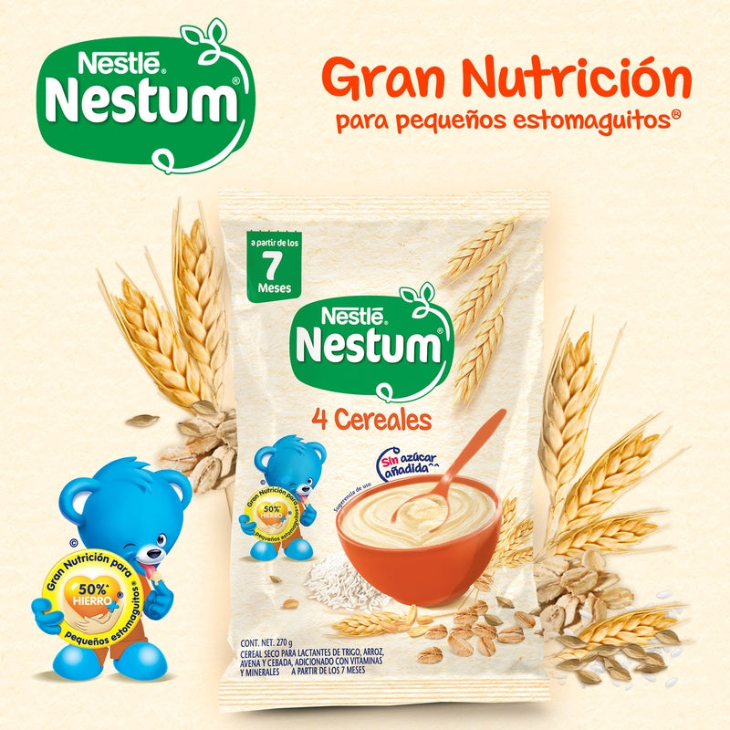 Nestum 4 Cereales Fase 2 270 Gr 7501059278691 perfil 11