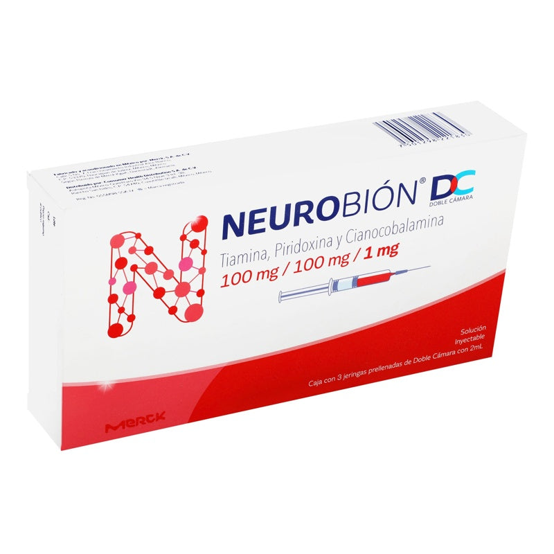 Neurobion Dc 100 / 100 / 1 Mg 3 Jeringa Prell