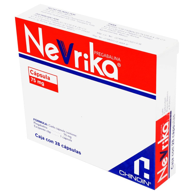 Nevrika 75 Mg Con 28 Capsulas 7501088513589 3