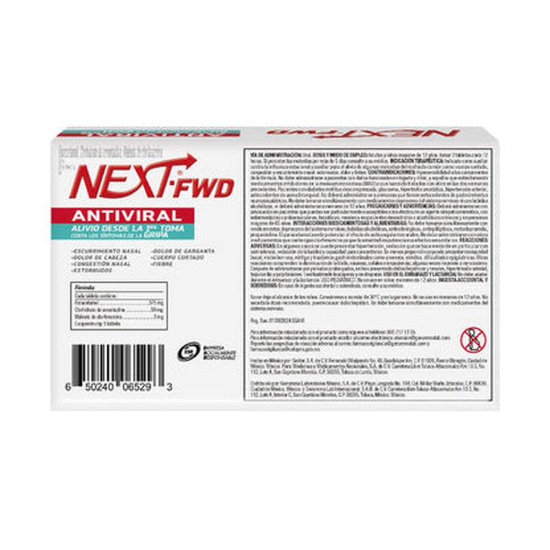 Next Fwd 375  50  3 Mg Con 24 Tabletas 650240065293 8